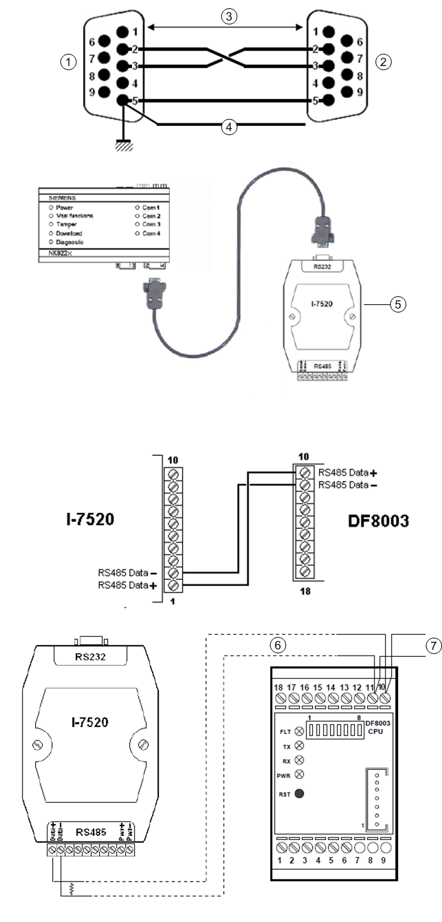 NK823x-DF8003 RS232 Connection