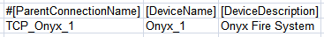 Devices Section (When Not Used Fields Are Collapsed)