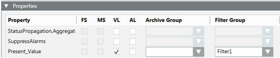 Filter Group Filtered